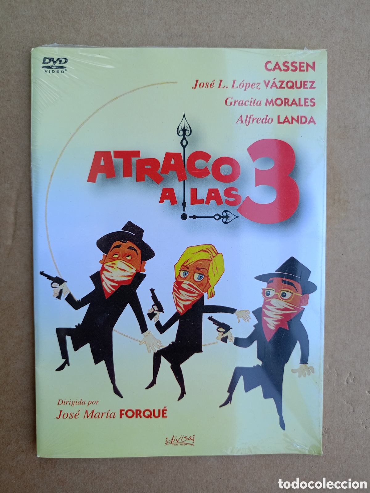 Cinema: DVD ATRACO A LAS TRES, DE JOSE MARIA FORQUE, CON CASSEN, JOSE LUIS LOPEZ VAZQUEZ, GRACITA MORALES