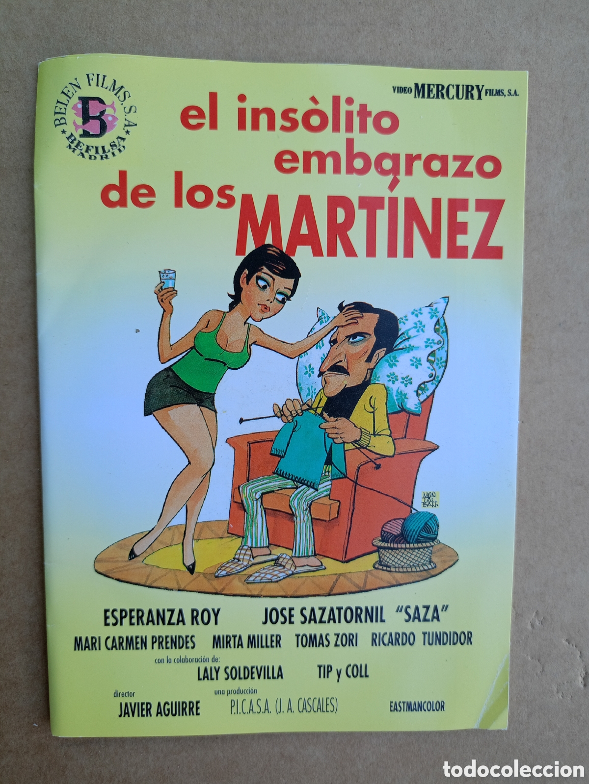 Cin&eacute;ma: EL INS&Oacute;LITO EMBARAZO DE LOS MART&Iacute;NEZ - ESPERANZA ROY, SAZATORNIL SAZA... DVD