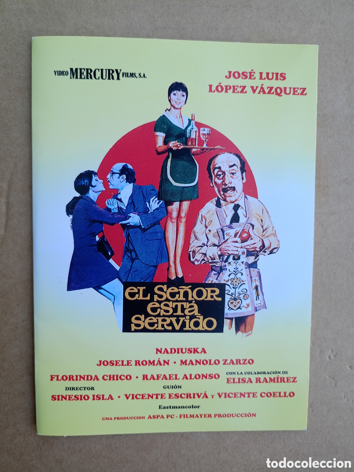 Cin&eacute;ma: Dvd de cine espa&ntilde;ol. El se&ntilde;or esta servido con Jos&eacute; Luis L&oacute;pez V&aacute;zquez