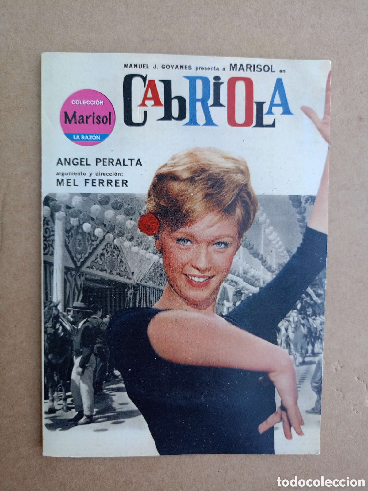 Cine: Pel&iacute;cula DVD Cart&oacute;n Cabriola - Marisol - Angel Peralta - Mel Ferrer