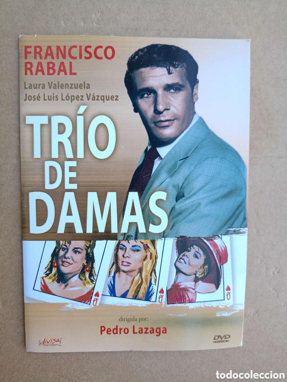 Cinema: TRIO DE DAMAS - PACO RABAL - LAURA VALENZUELA - DVD EN CAJA CARTON