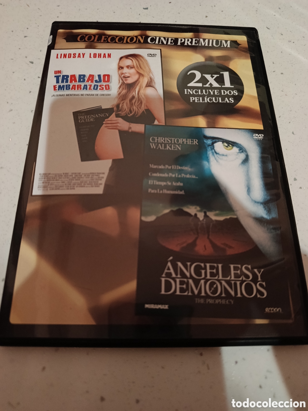 Cine: Dvd. Un trabajo embarazoso + &Aacute;ngeles y demonios.