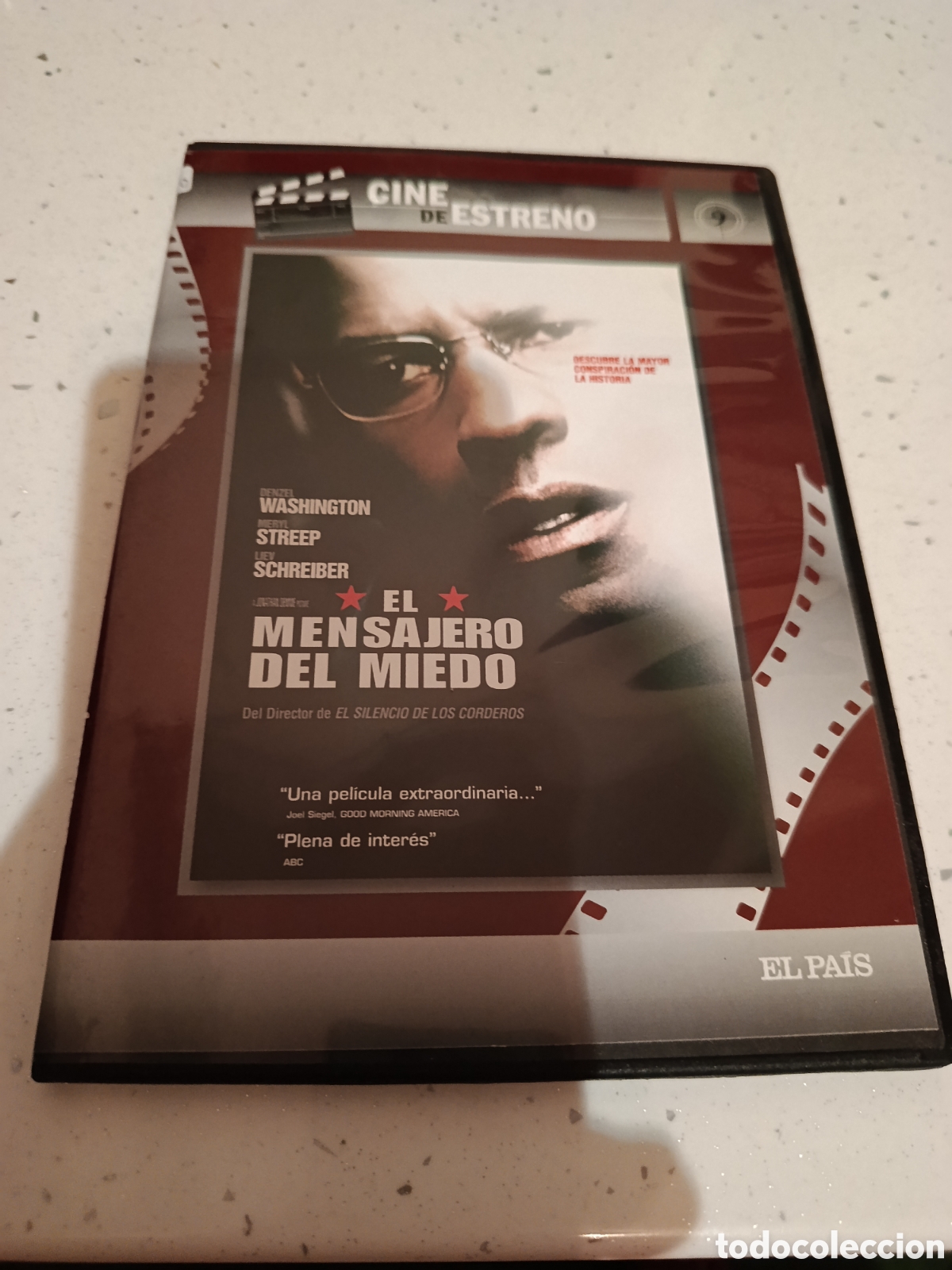 Cine: Dvd. El mensajero del miedo.