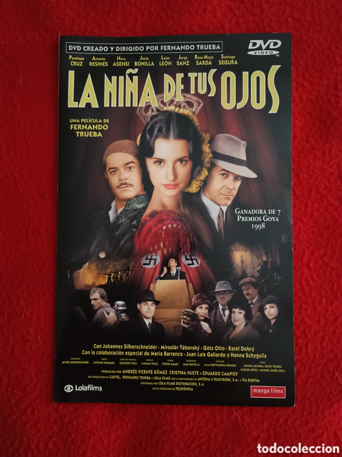 Cin&eacute;ma: Folleto - la ni&ntilde;a de tus ojos Fernando trueba Pen&eacute;lope cruz antonio Resines Santiago segura sarda