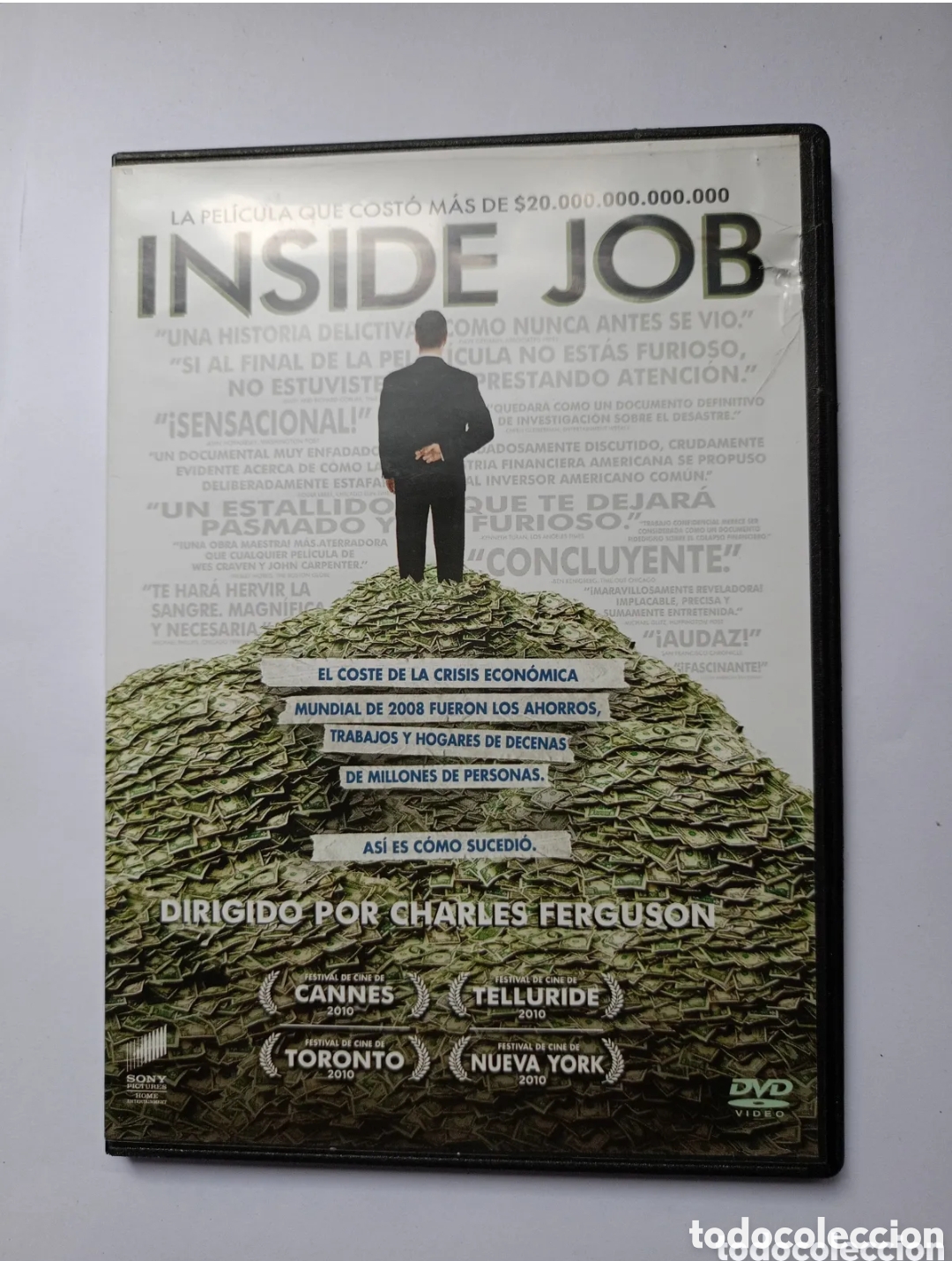 Kino: DVD INSIDE JOB. DIRIGDO POR CHARLES FERGUSON.