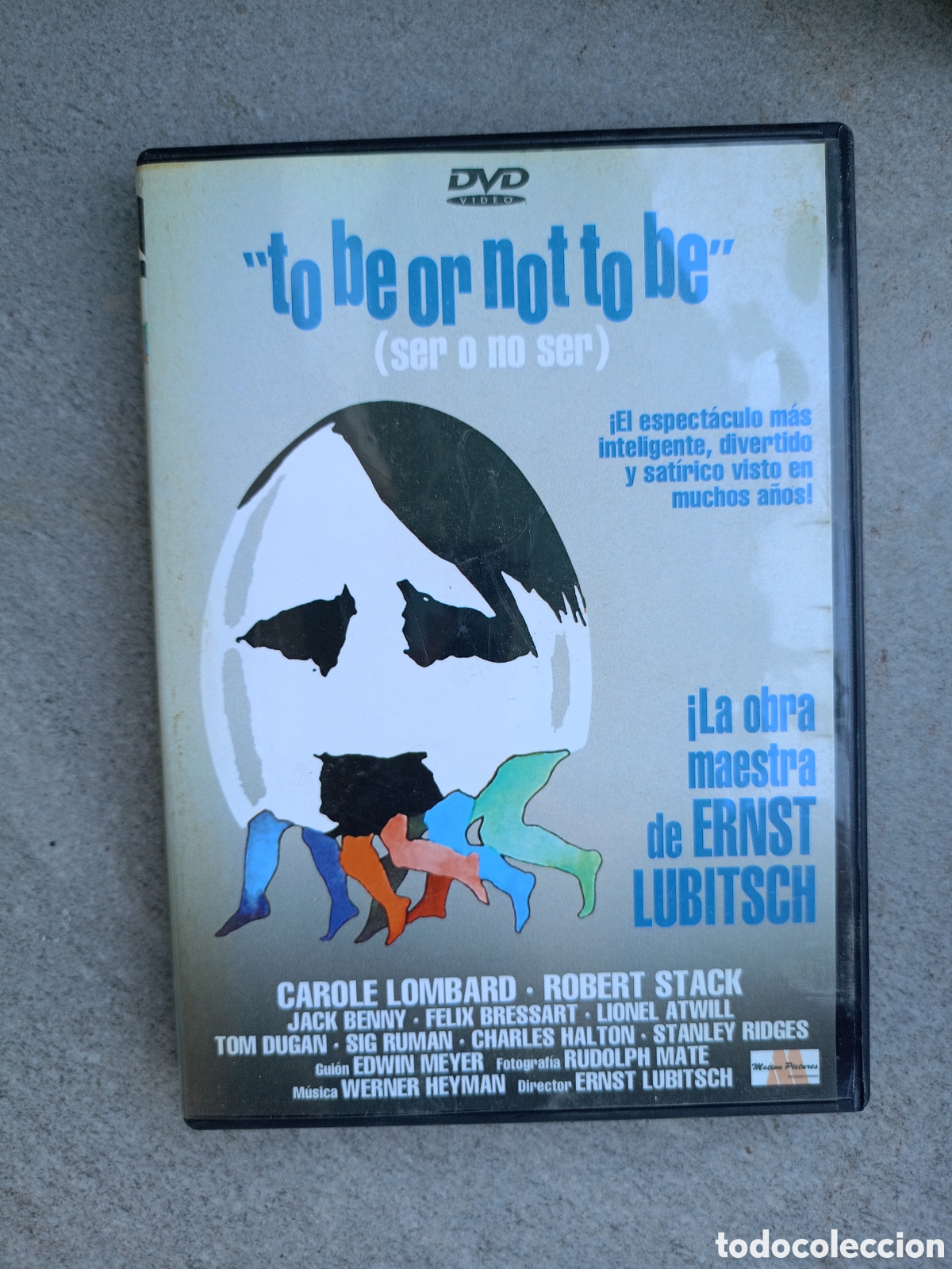 Cinema: SER O NO SER = To be or not to be (DVD) / Dir.: Ernst Lubitsch ; Int.: Carole Lombard, Jack Benny, R