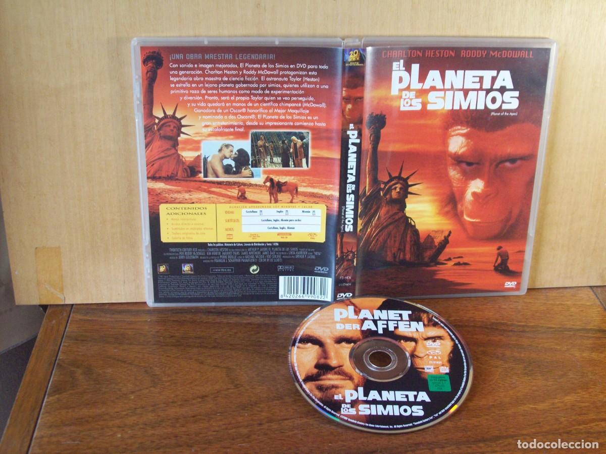 Cine: EL PLANETA DE LOS SIMIOS CHARLTON HESTON - RODDY NMcDOWALL - DVD COMO NUEVO