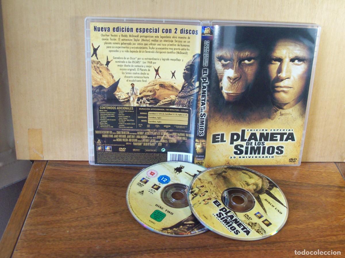 Cine: EL PLANETA DE LOS SIMIOS - CHARLTON HESTON - RODDY McDOWAL - DOBLE DVD EDICION ESPECIAL