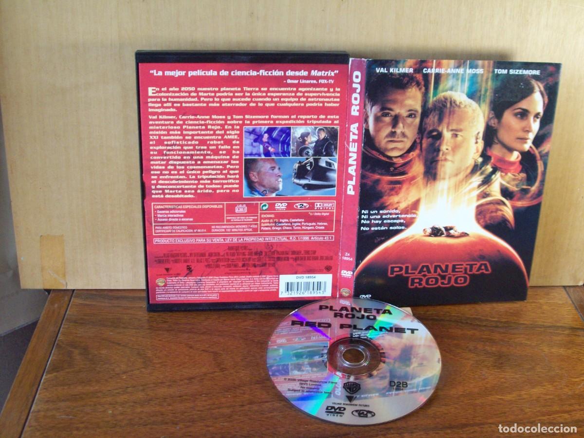 Cine: PLANETA ROJO - VAL KILMER - CARRIE-ANNE MOSS - TOM SIZEMORE - DVD SNAPCASE