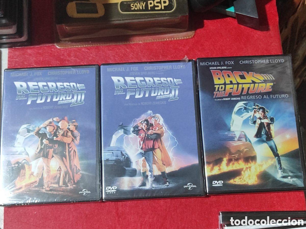 Cine: LOTE DVDS TRILOGIA REGRESO AL FUTURO PREGINTADO