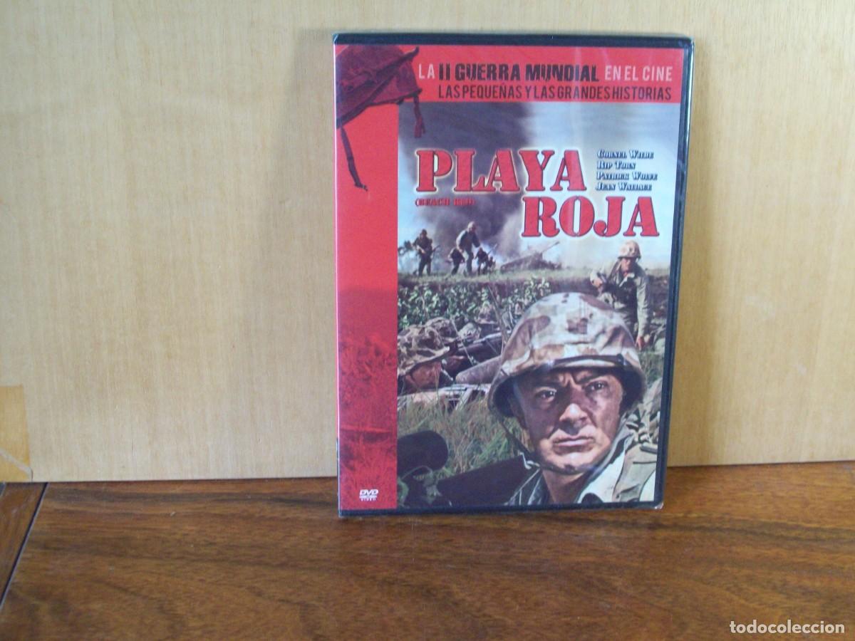 Cine: II GUERRA MUNDIAL: PLAYA ROJA - CORNEL WILDE - RIP TORN - DVD CAJA FINA NUEVO PRECINTADO