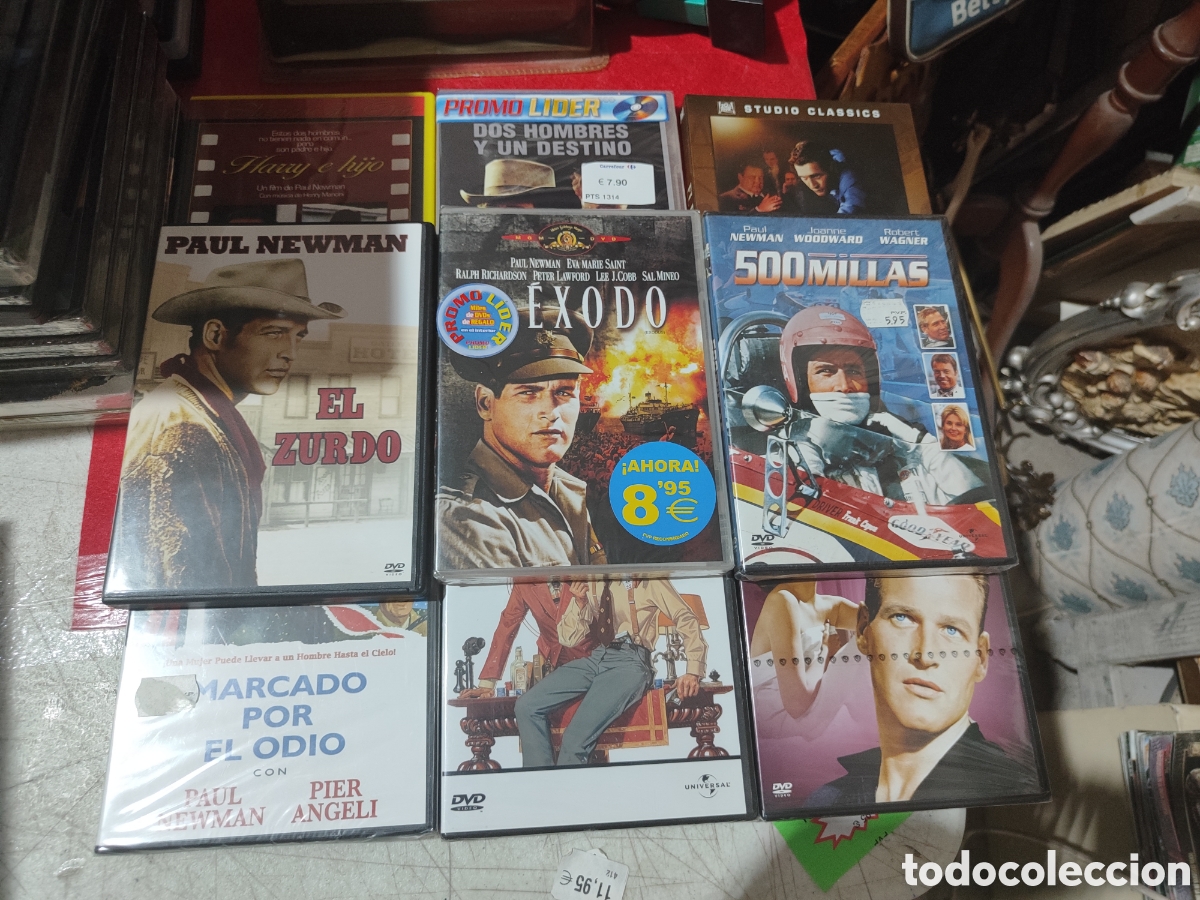 Cine: LOTE 9 DVD PAUL NEWMAN CASI TODOS PRECINTADOS TITULOS EN DESCRIPCI&Oacute;N