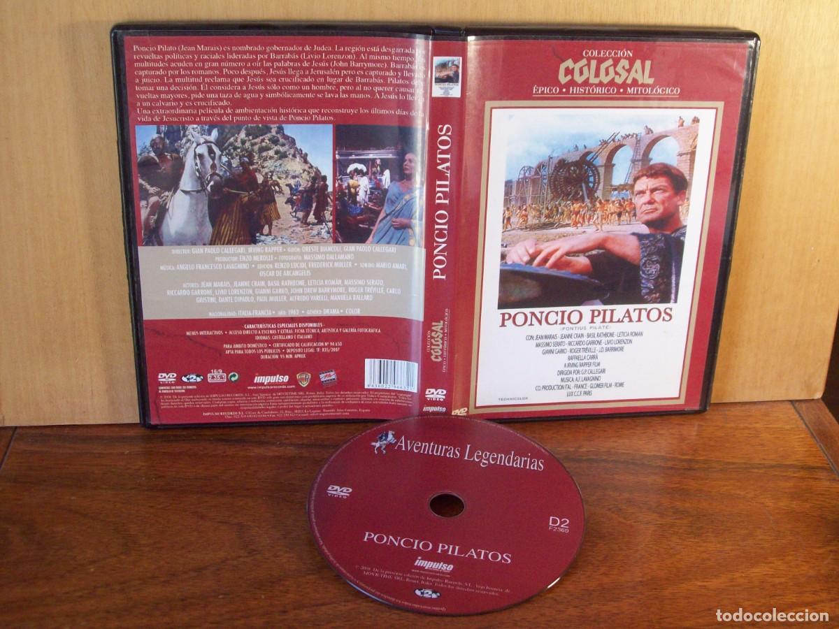 Cine: PONCIO PILATOS - JEAN MARAIS - JEANNE CRAIN - BASIL RATHBONE - LETICIA ROMAN - DVD