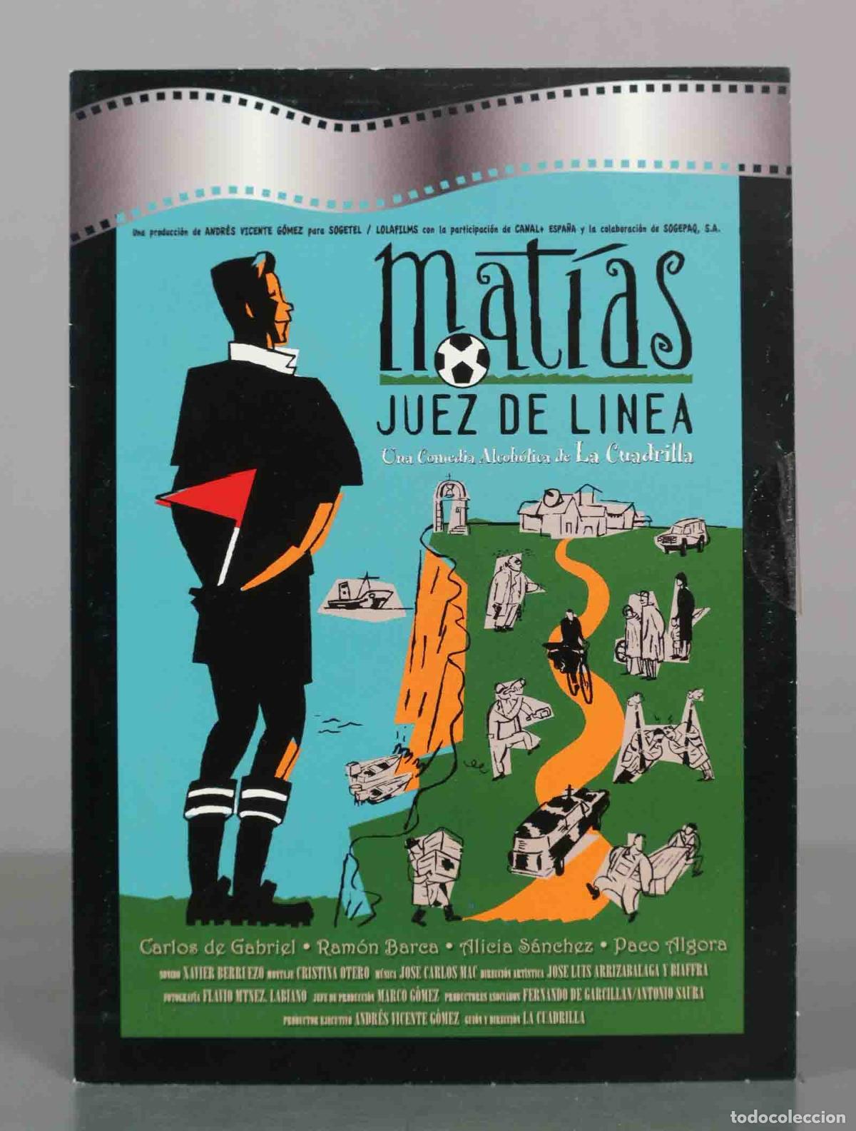 Cine: DVD. Mat&iacute;as, juez de l&iacute;nea - Carlos de Gabriel, Ram&oacute;n Barea, La Cuadrilla PRECINTADO