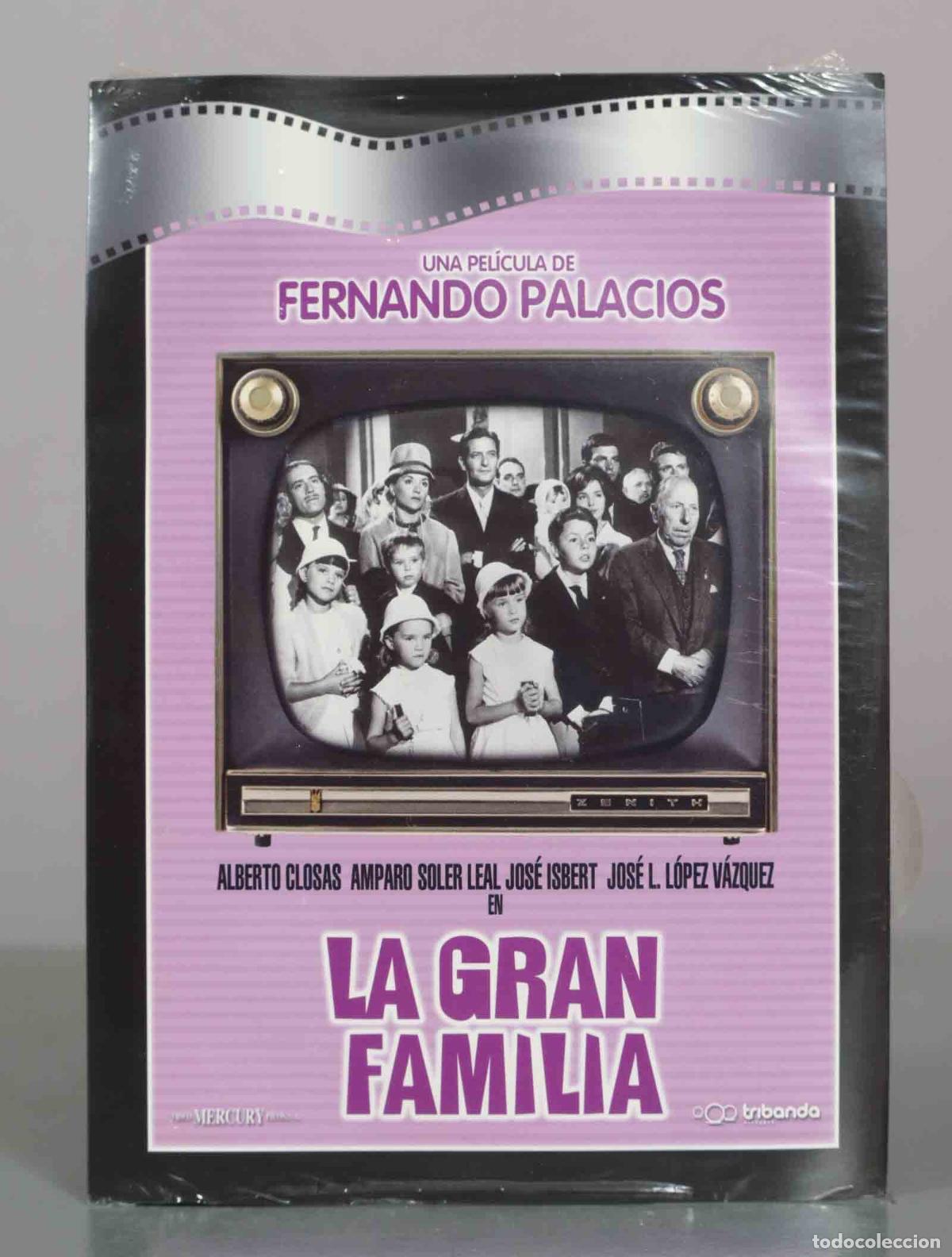 Cine: DVD. La gran familia - Alberto Closas, Amparo Soler Leal, Jos&eacute; Isbert, Jos&eacute; Luis L&oacute;pez V PRECINTADO