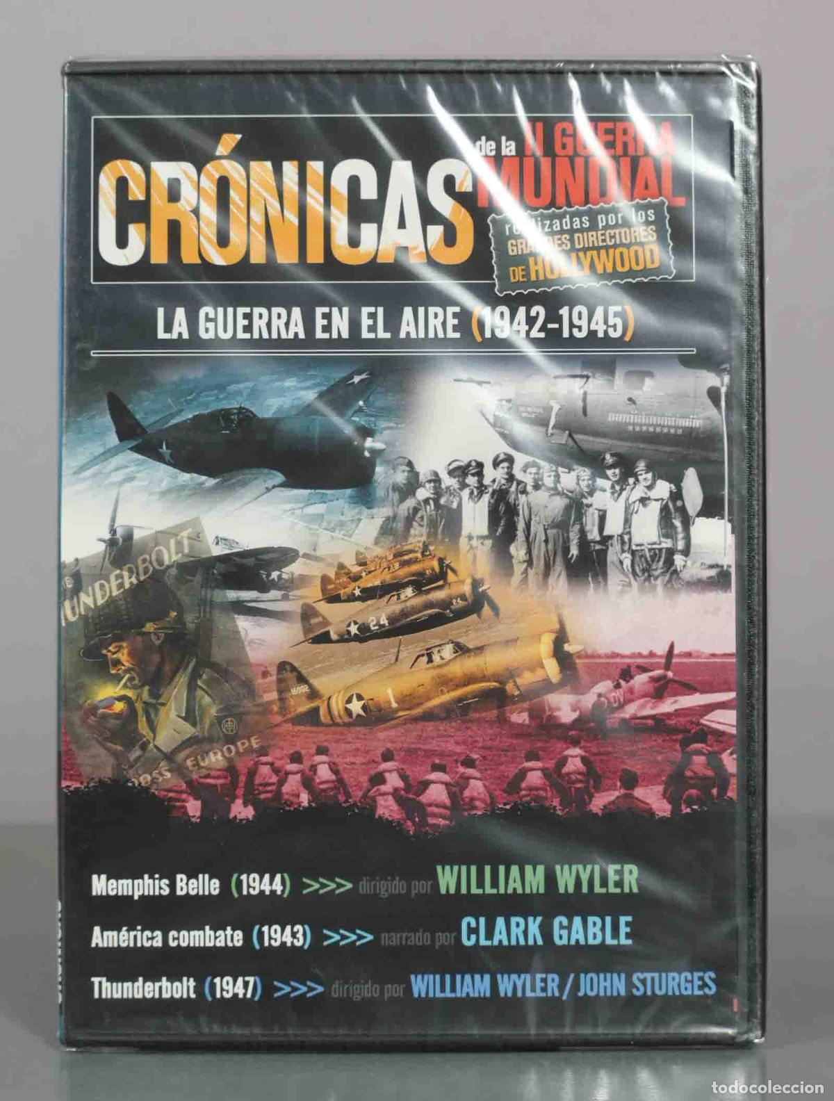 Cine: DVD. Cr&oacute;nicas de la II Guerra Mundial: La guerra en el aire - William Wyler, John Sturge PRECINTADO