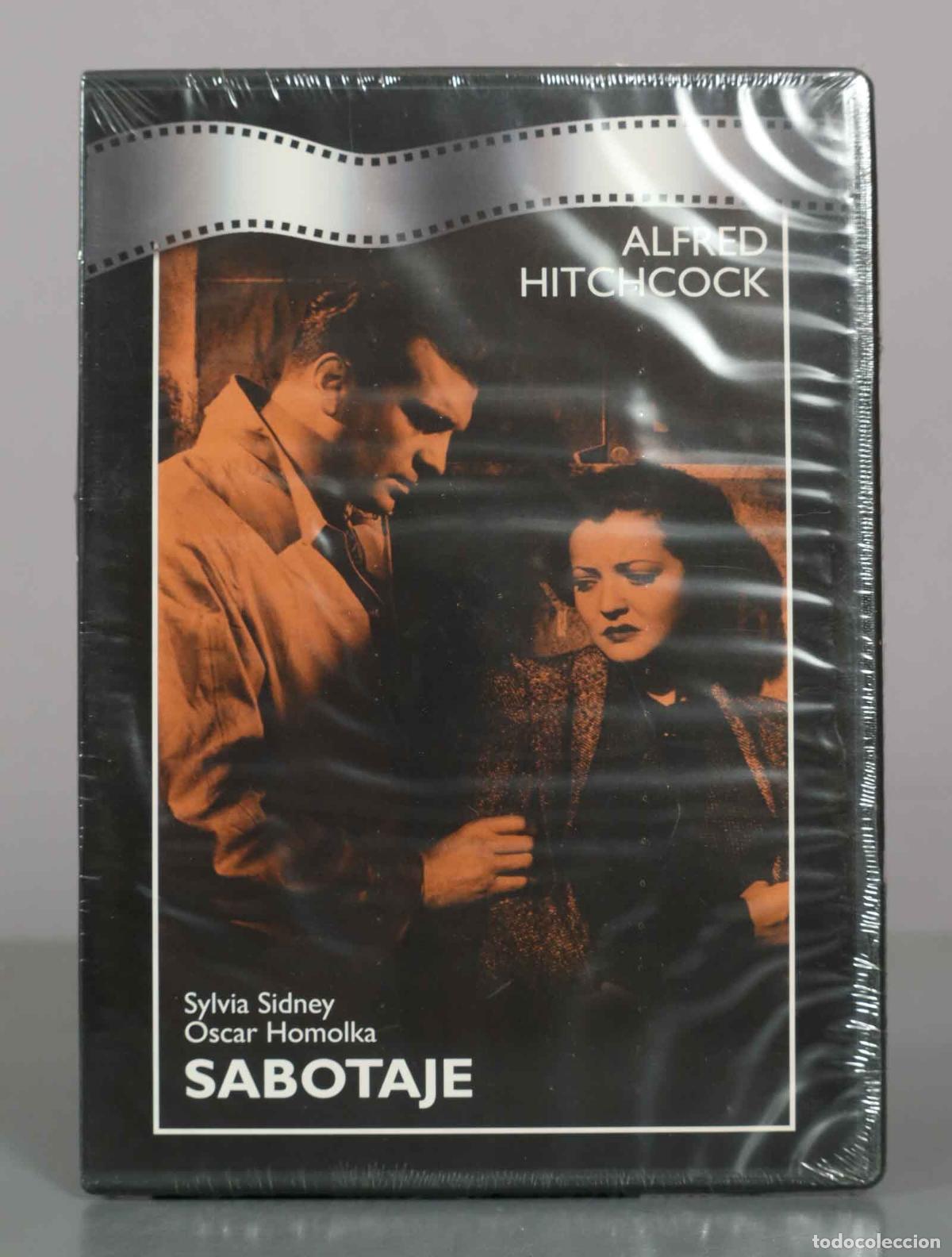 Cinema: DVD. Sabotaje - Alfred Hitchcock, Sylvia Sidney, Oscar Homolka PRECINTADO