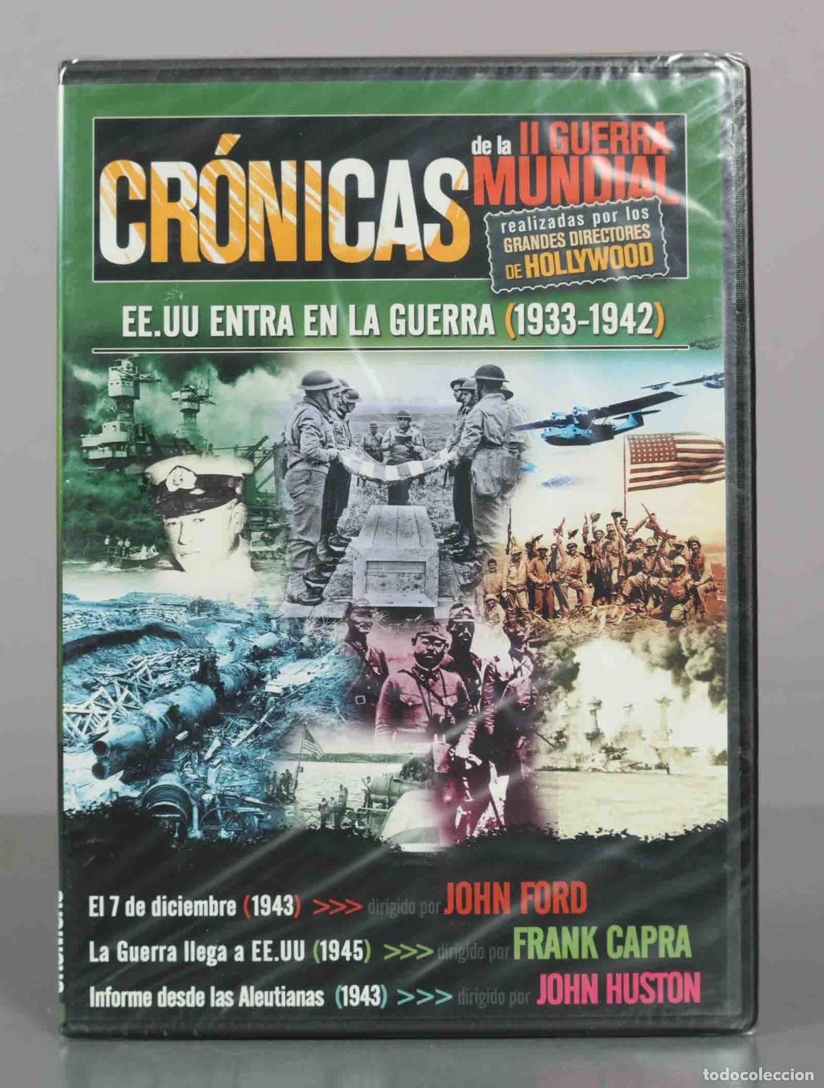 Cine: DVD. Cr&oacute;nicas de la II Guerra Mundial - Frank Capra, John Ford, John Huston PRECINTADO