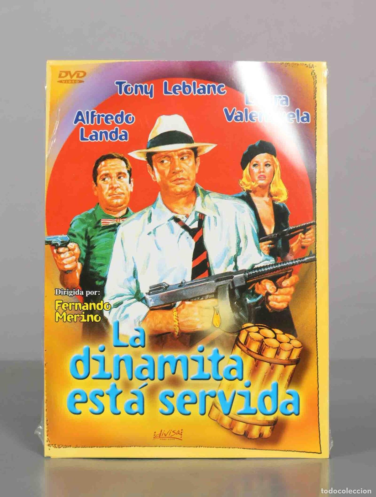Cine: DVD. La dinamita est&aacute; servida - Fernando Merino, Tony Leblanc, Alfredo Landa, Laura Vale PRECINTADO