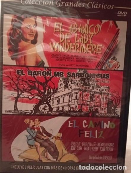 Cinema: El Abanico de Lady Windermere -El Baron Mr.Sardonicus - El Camino Feliz DVD Como nuevo Slim