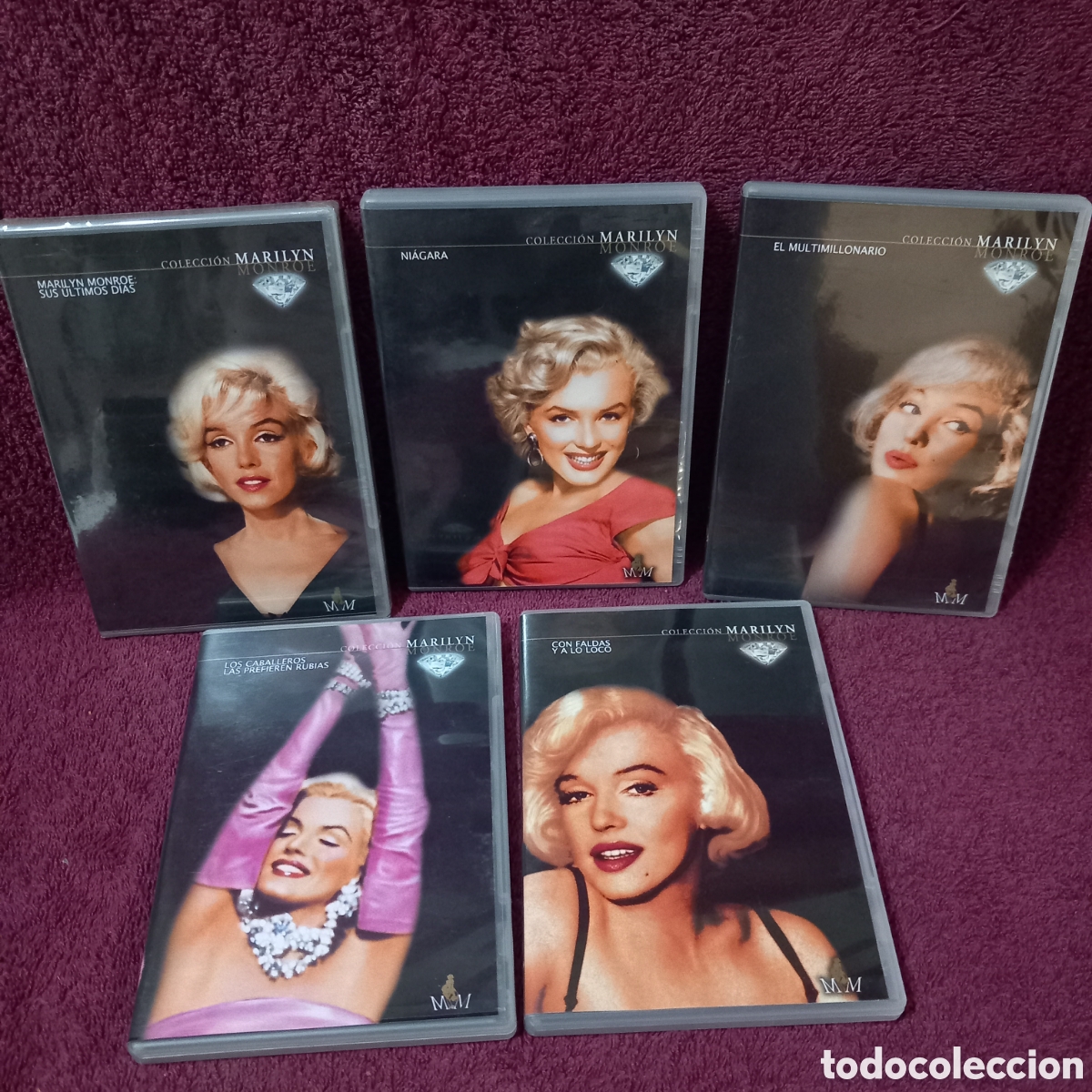 Kino: LOTE 5&times;DVDs mas LIBRO:COLECCION MARILYN MONROE 5&times;DVDs.(c&oacute;mo nuevos)UNO-precintado