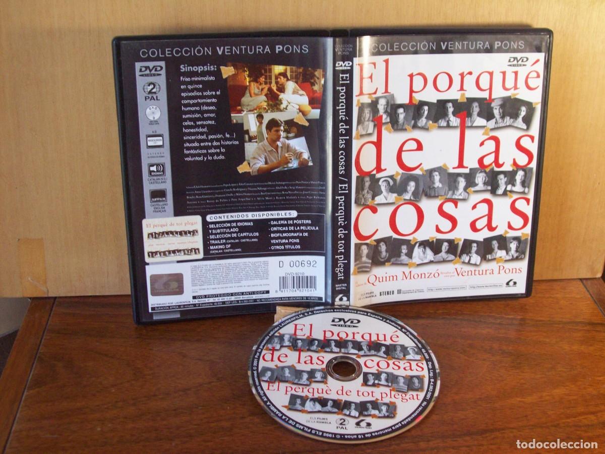 Cine: EL PORQUE DE LAS COSAS - LLUIS HOMAR - PEPA LOPEZ - ALEX CASANOVAS - DVD