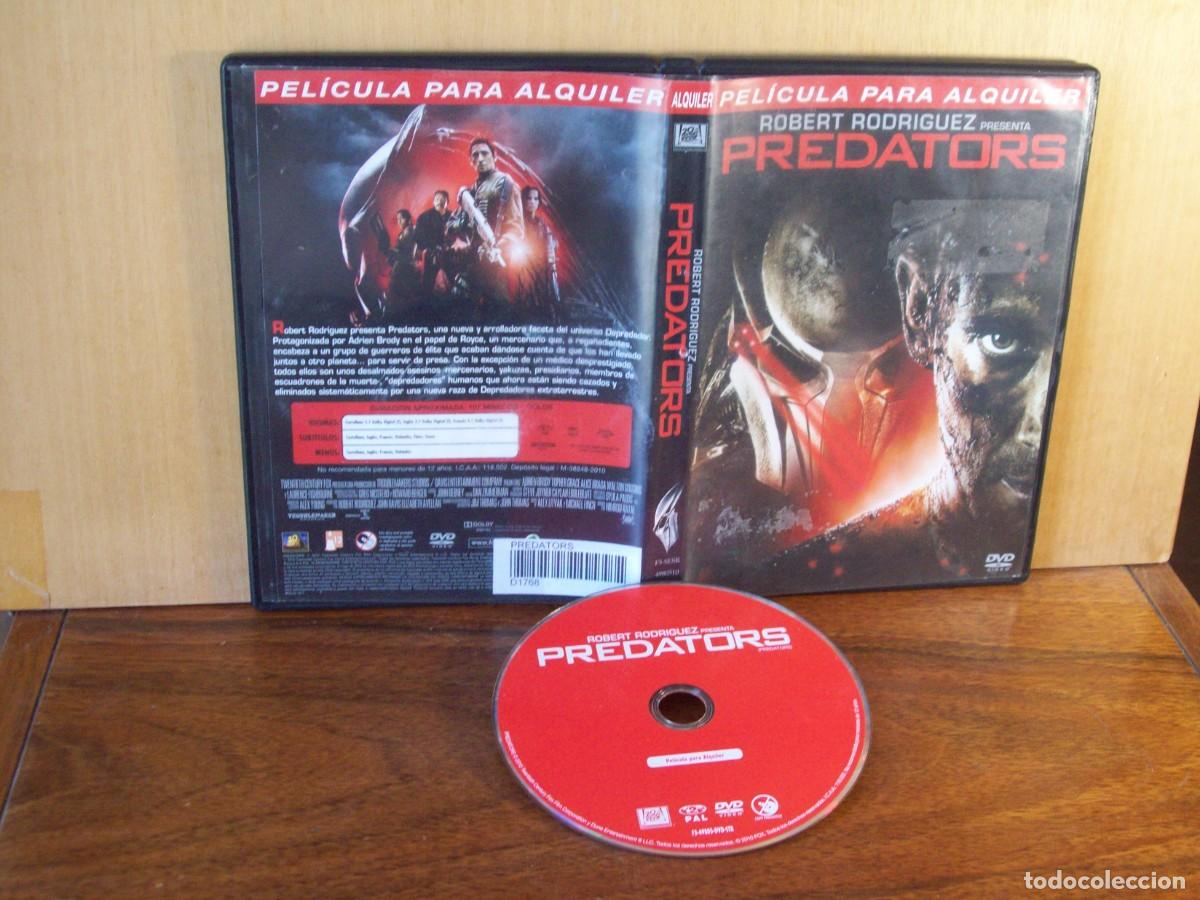 Cine: PREDATORS - PRESENTRA ROBERT RODRIGUEZ - ADRIEN BRODY - ALICE BRAGA - DVD EDICION ALQUILER