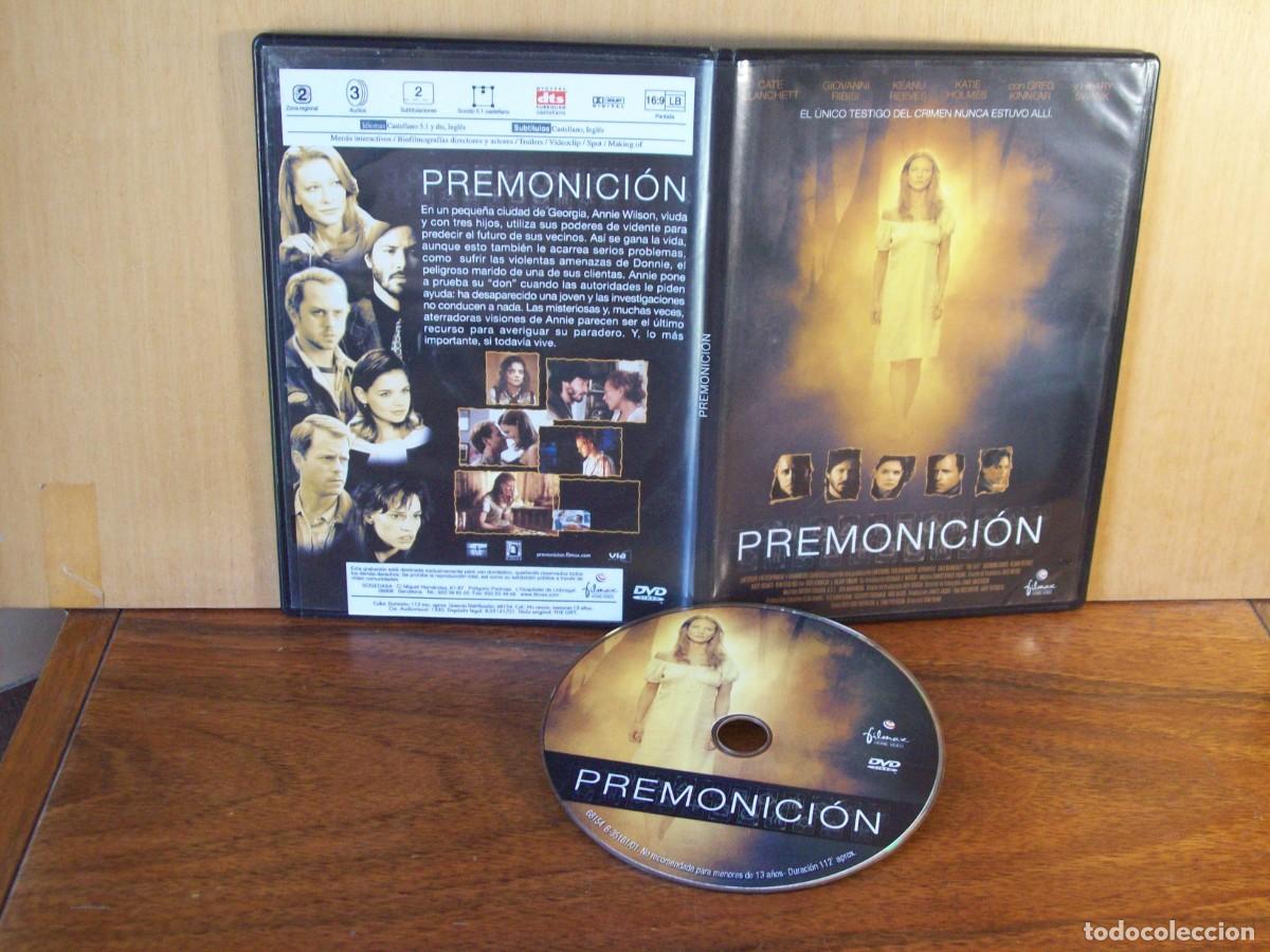 Cine: PREMONICION - CATE BLANCHET - GIOVANNI RIBISI - KEANU REEVES - KATIE HOLMES - DVD CAJA FINA