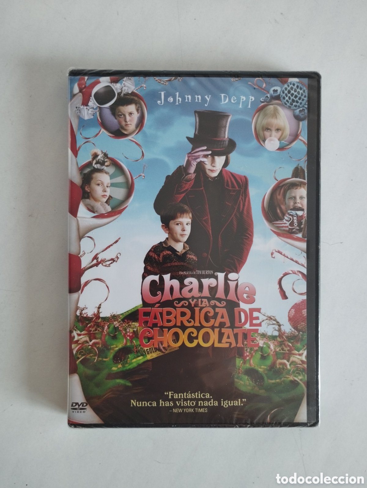 Cine: PELICULA DVD CHARLIE Y LA FABRICA DE CHOCOLATE SIN ABRIR PRECINTADA