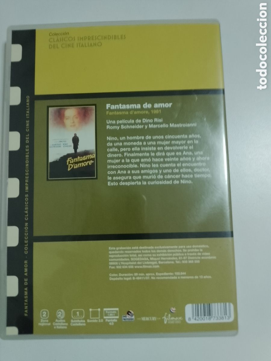Cine: FANTASMA DE AMOR - DE DINO RISI - DVD - Foto 2