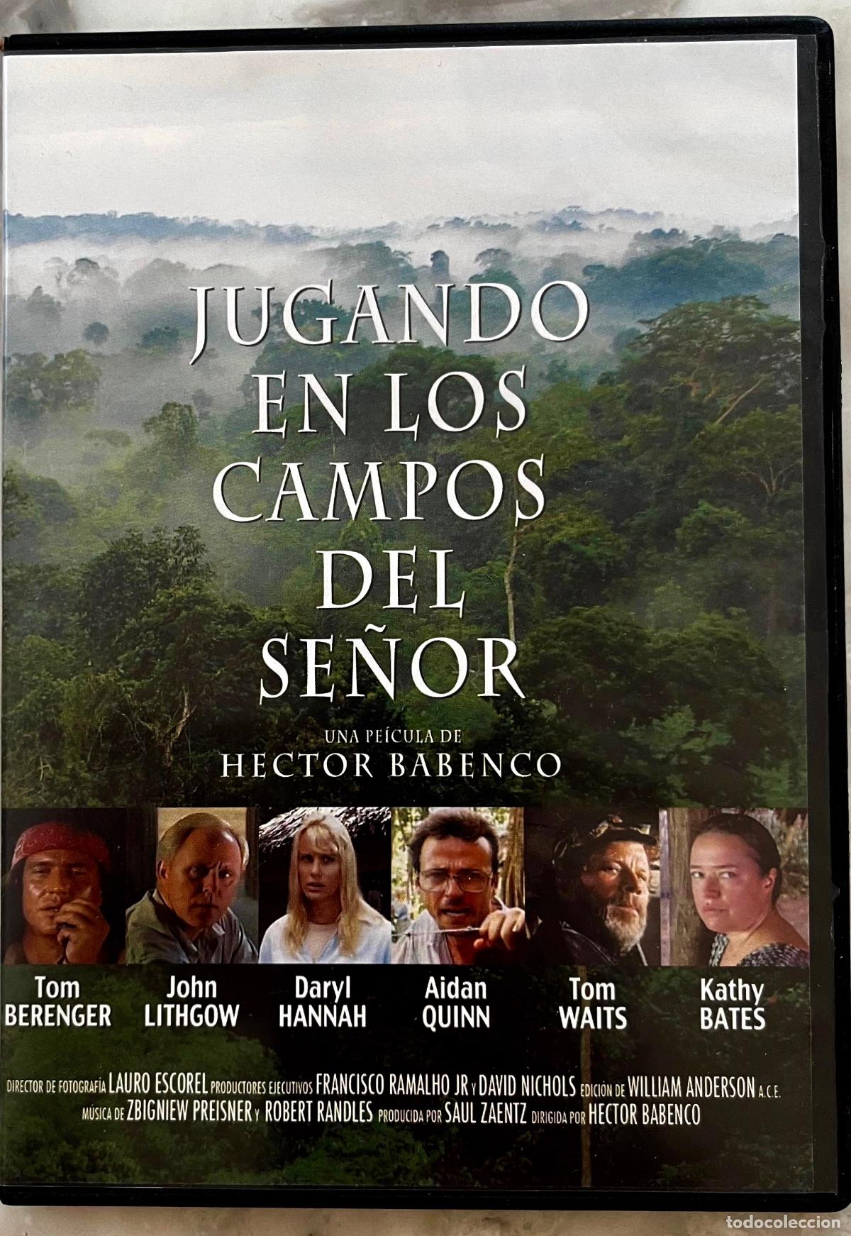 Cine: JUGANDO EN LOS CAMPOS DEL SE&Ntilde;OR. HECTOR BABENCO. DARYL HANNAH. TOM WAITS. KATHY BATES. DVD