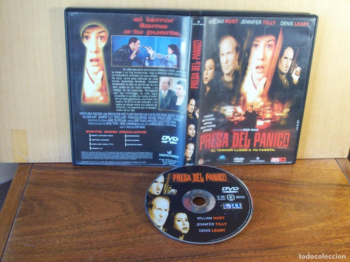 Cine: PRESA DEL PANICO - WILLIAM HURT - JENNIFER TILLY - DENIS LEARY - DVD EDICION PERIODICO AS