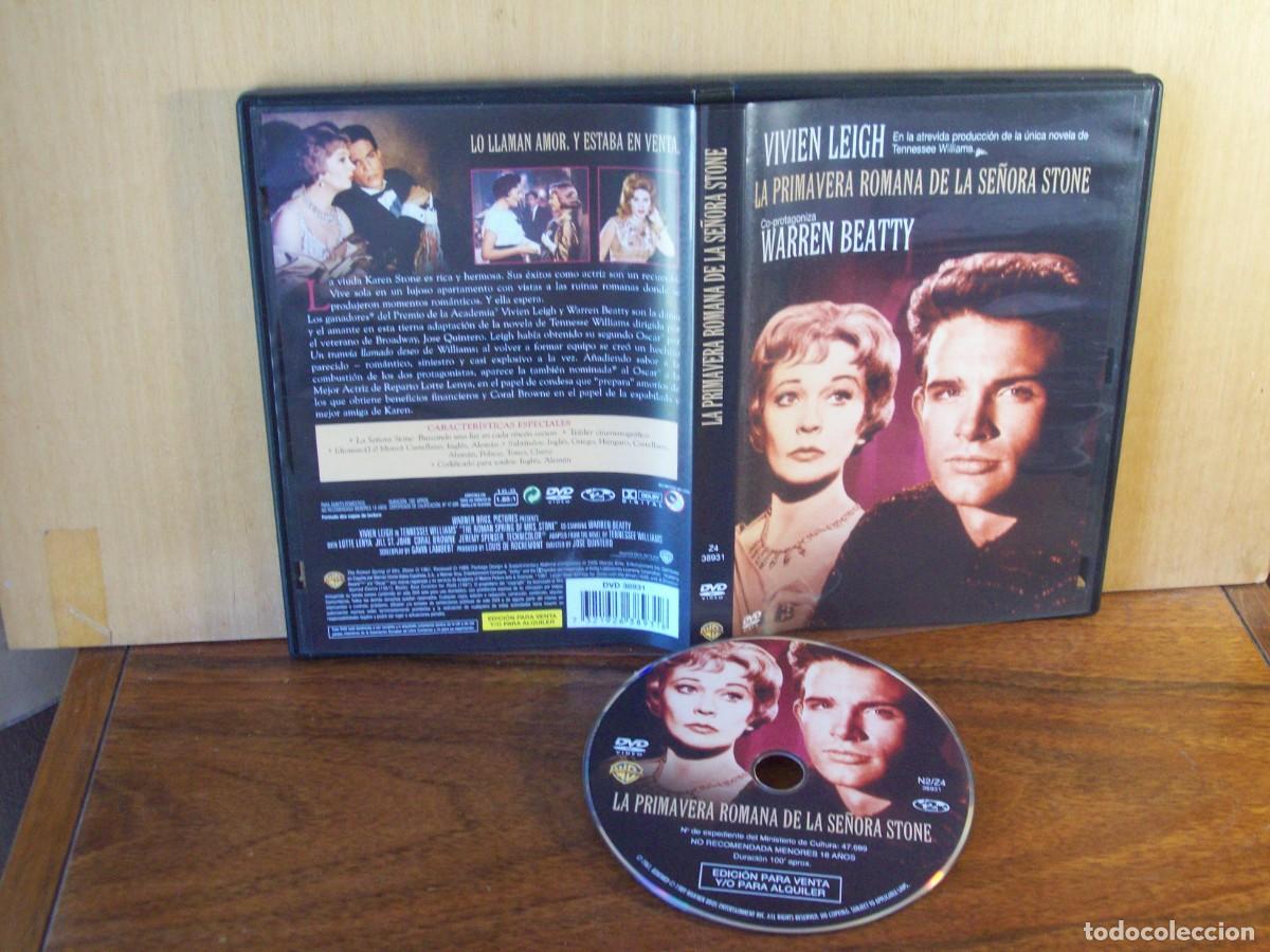 Cin&eacute;ma: LA PRIMAVERA ROMANA DE LA SE&Ntilde;ORA STONE - VIVIEN LEIGH - WARREN BEATTY - DVD