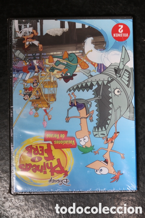 Cine: DVD precintado PHINEAS Y FERB: UNA NAVIDAD CON PERRY. Largometraje con contenido extra interactivo.