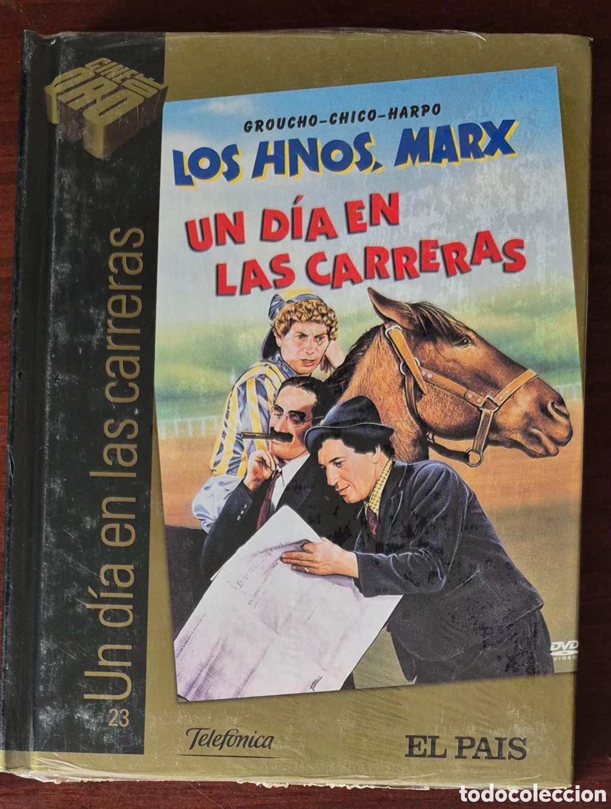 Cine: DVD+LIBRO - CINE DE ORO (EL PAIS) UN D&Iacute;A EN LAS CARRERAS
