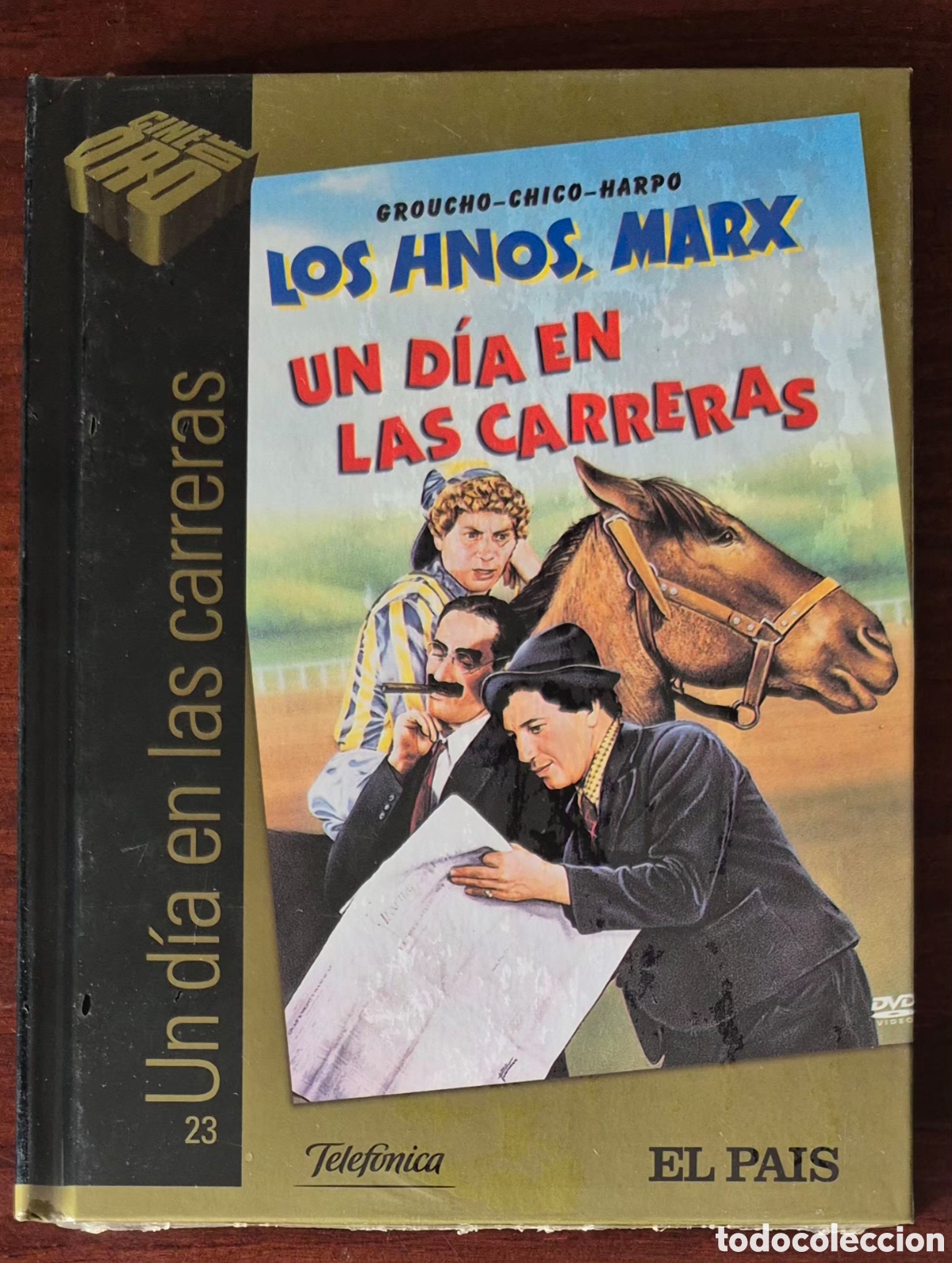 Cine: DVD+LIBRO - CINE DE ORO (EL PAIS) UN D&Iacute;A EN LAS CARRERAS