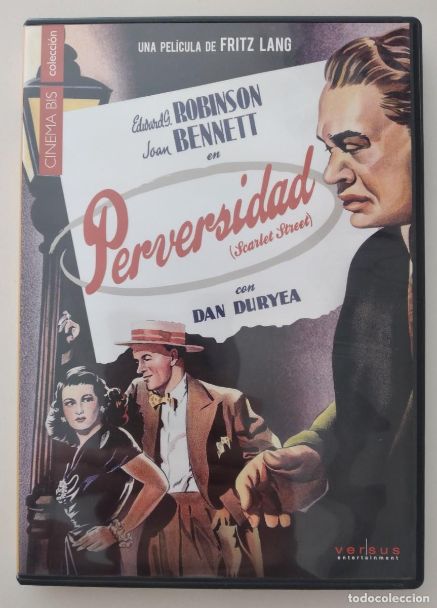 Cine: Perversidad (Scarlet Street) - Fritz Lang - Edward G. Robinson - Joan Bennett - Dan Duryea (DVD)
