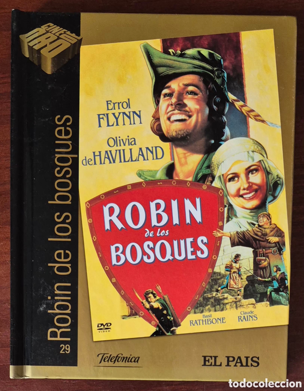 Cine: DVD+LIBRO - CINE DE ORO (EL PAIS) ROBIN DE LOS BOSQUES