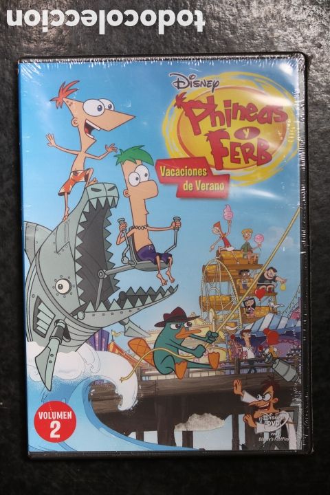 Cine: DVD precintado. PHINEAS Y FERB: VACACIONES DE VERANO. DISNEY.