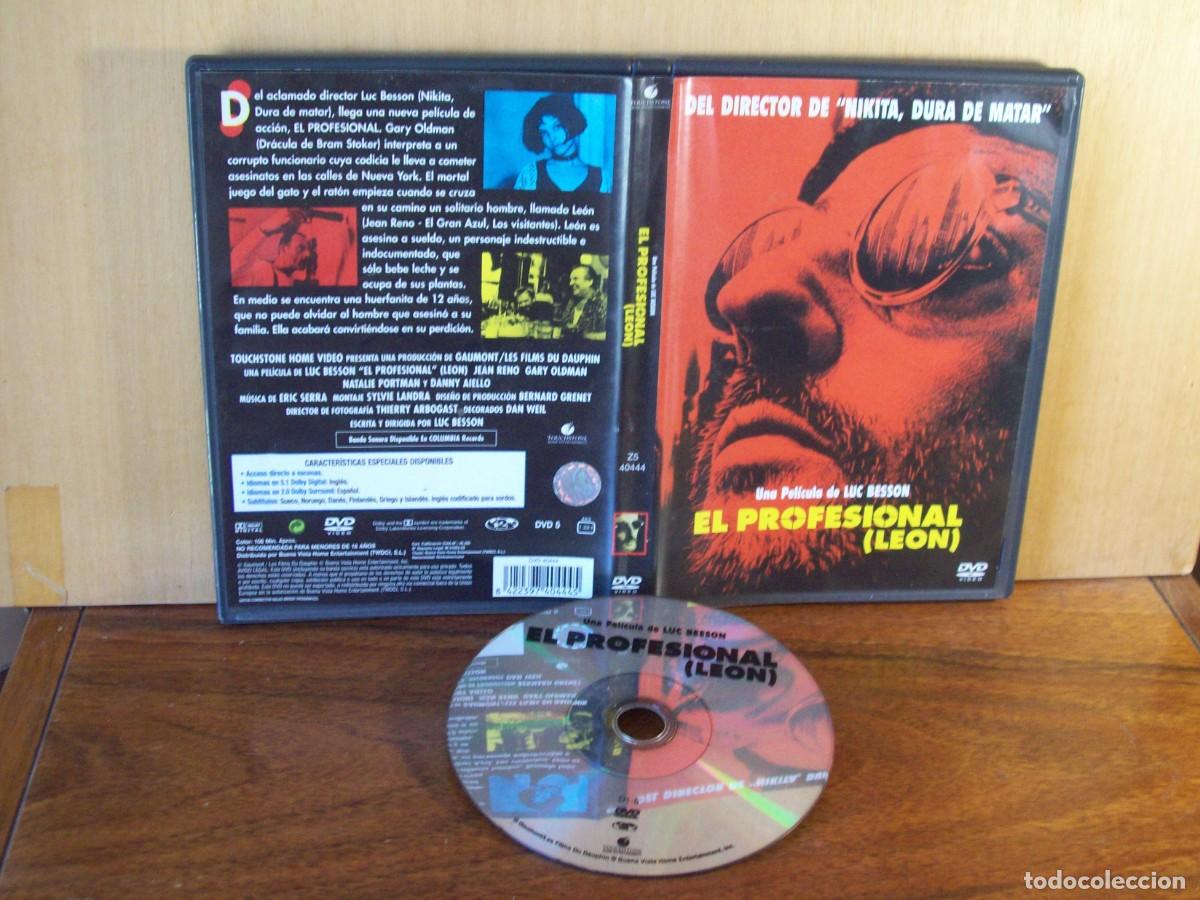 Cine: EL PROFESIONAL (LEON) - JEAN RENO - GARY OLDMAN - NATALIE PORTMAN Y DANNY AIELLO - DVD