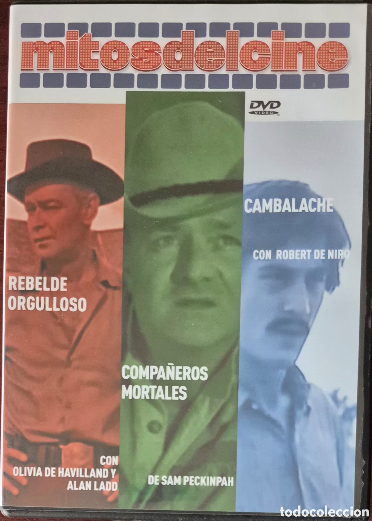 Cine: DVD - MITOS DEL CINE: REBELDE ORGULLOSO / COMPA&Ntilde;EROS MORTALES / CAMBALACHE