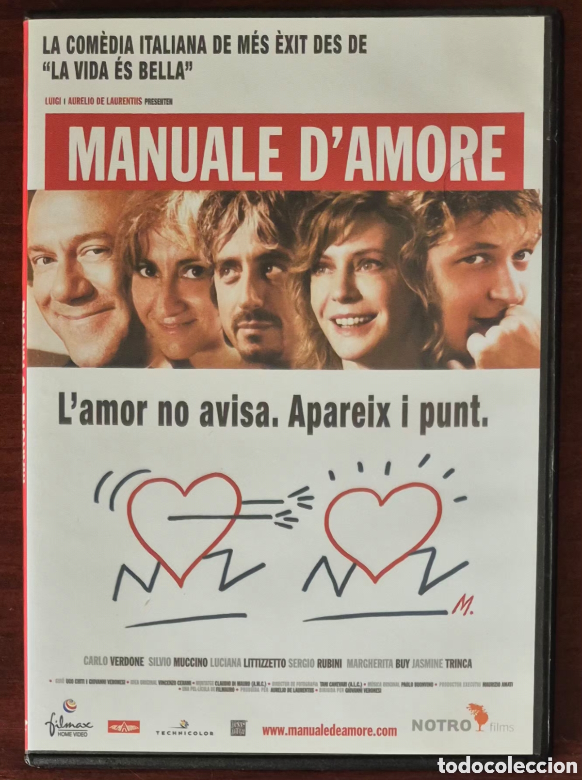 Cine: DVD - MANUALE D'AMORE (EL AMOR NO AVISA, APARECE Y PUNTO)
