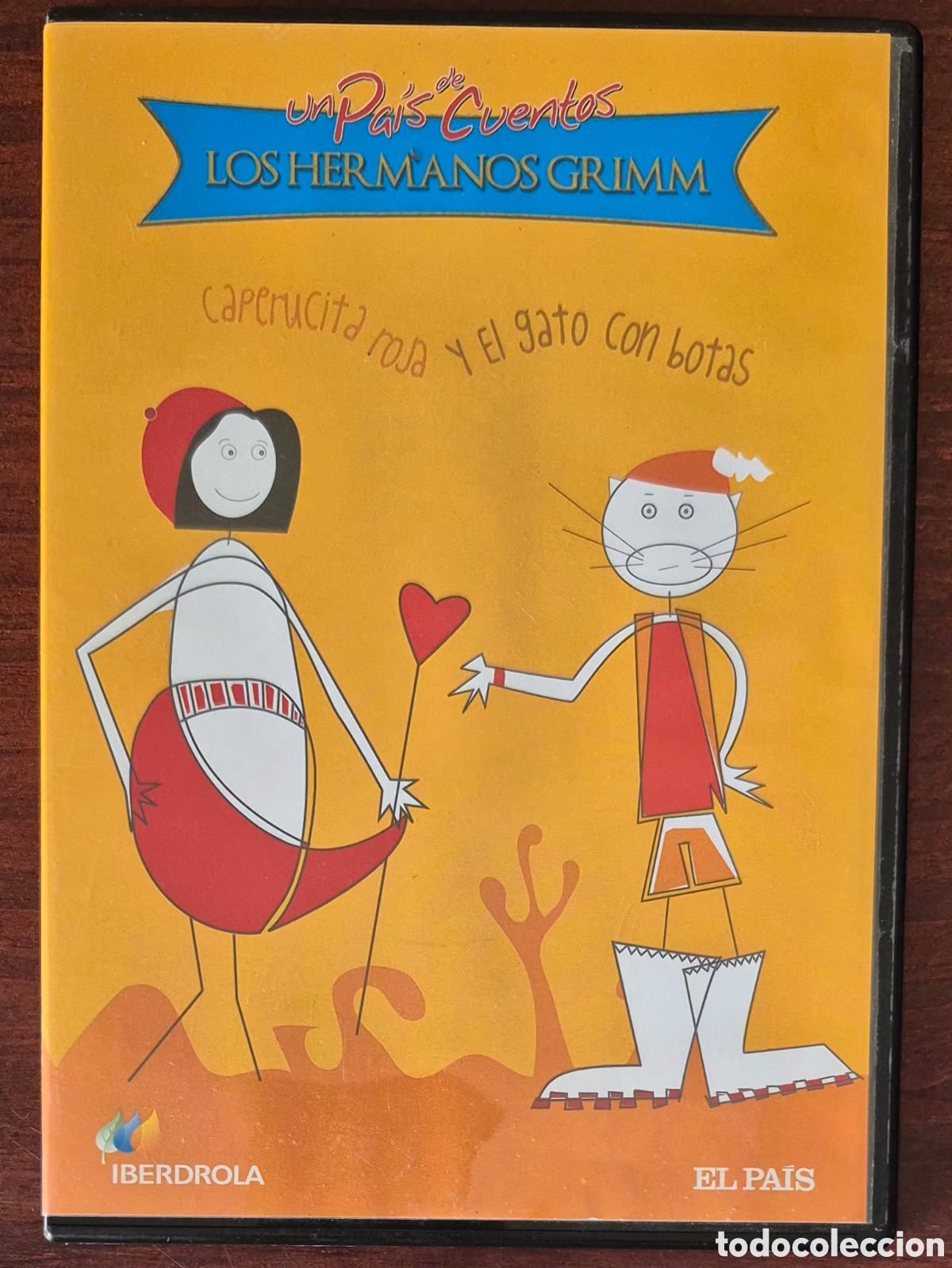 Cine: DVD - UN PAIS DE CUENTOS - LOS HERMANOS GRIMM: CAPERUCITA ROJA Y EL GATO CON BOTAS