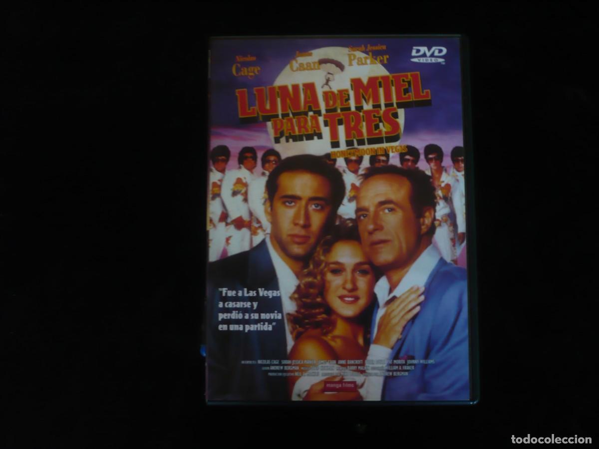 Cine: luna de miel para tres - con nicolas cage - dvd como nuevo