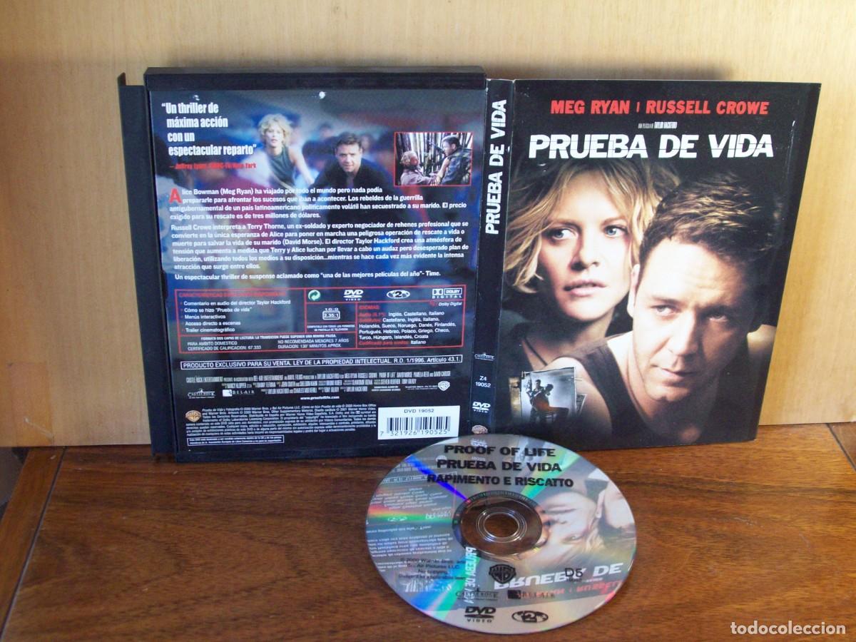 Cine: PRUEBA DE VIDA - MEG RYAN - RUSSELL CROWE - DAVID MORSE - DVD SNAPCASE