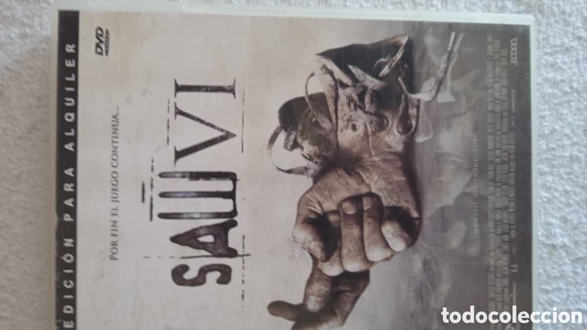 Cine: Saw VI (2009) DVD Edici&oacute;n Videoclub | Terror Gore | Coleccionista | Descatalogada | Lionsgate