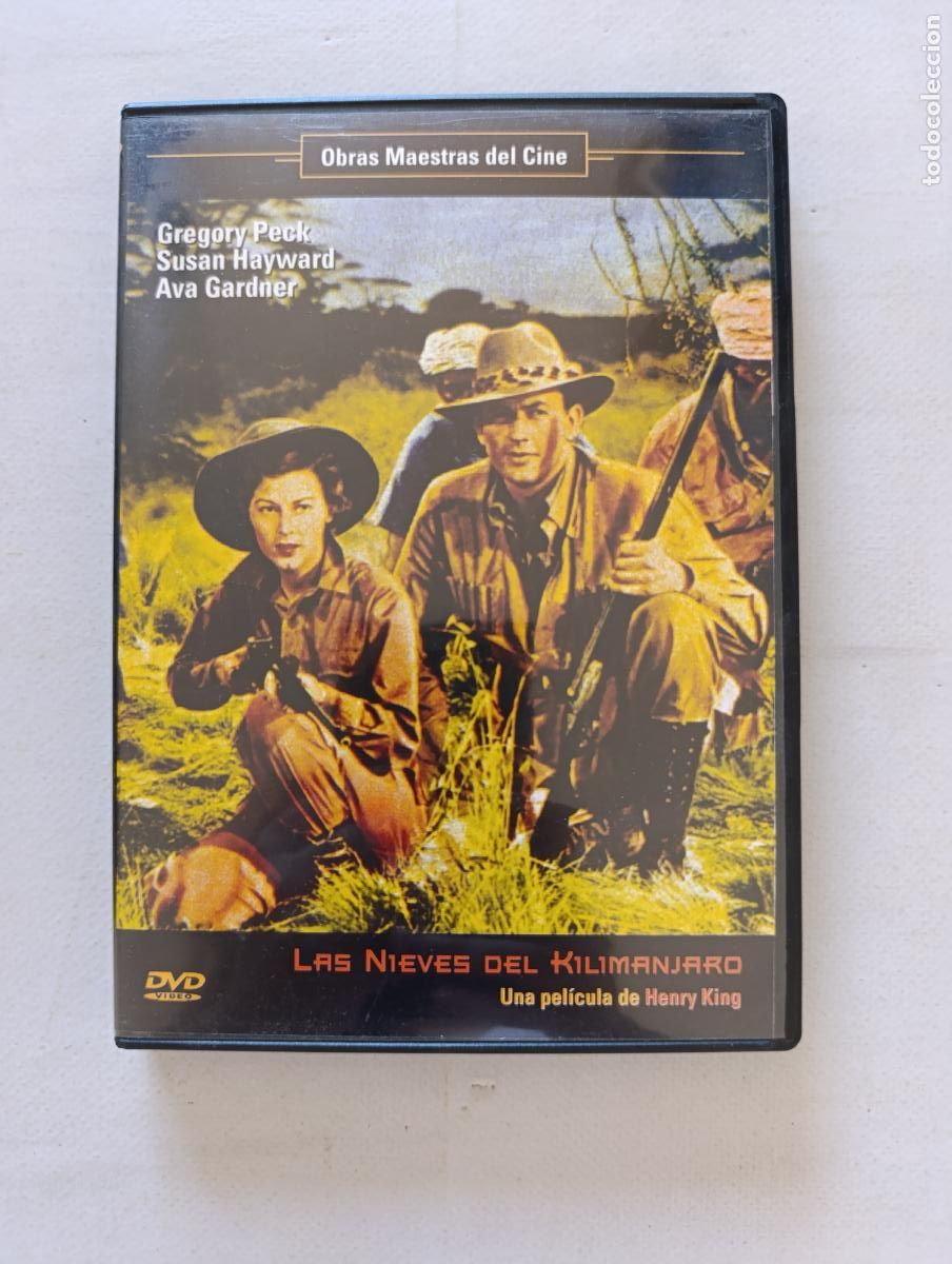 Cine: DVD LAS NIEVES DEL KILIMANJARO - GREGORY PECK, SUSAN HAYWARD, AVA GARDNER (H6)