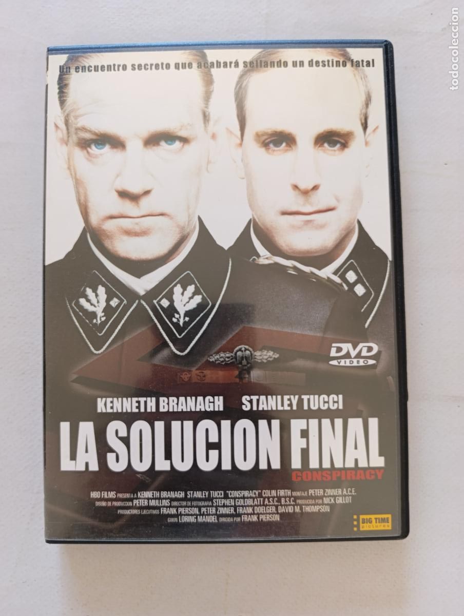 Cine: DVD LA SOLUCION FINAL (CONSPIRACY) - KENNETH BRANAGH (H6)