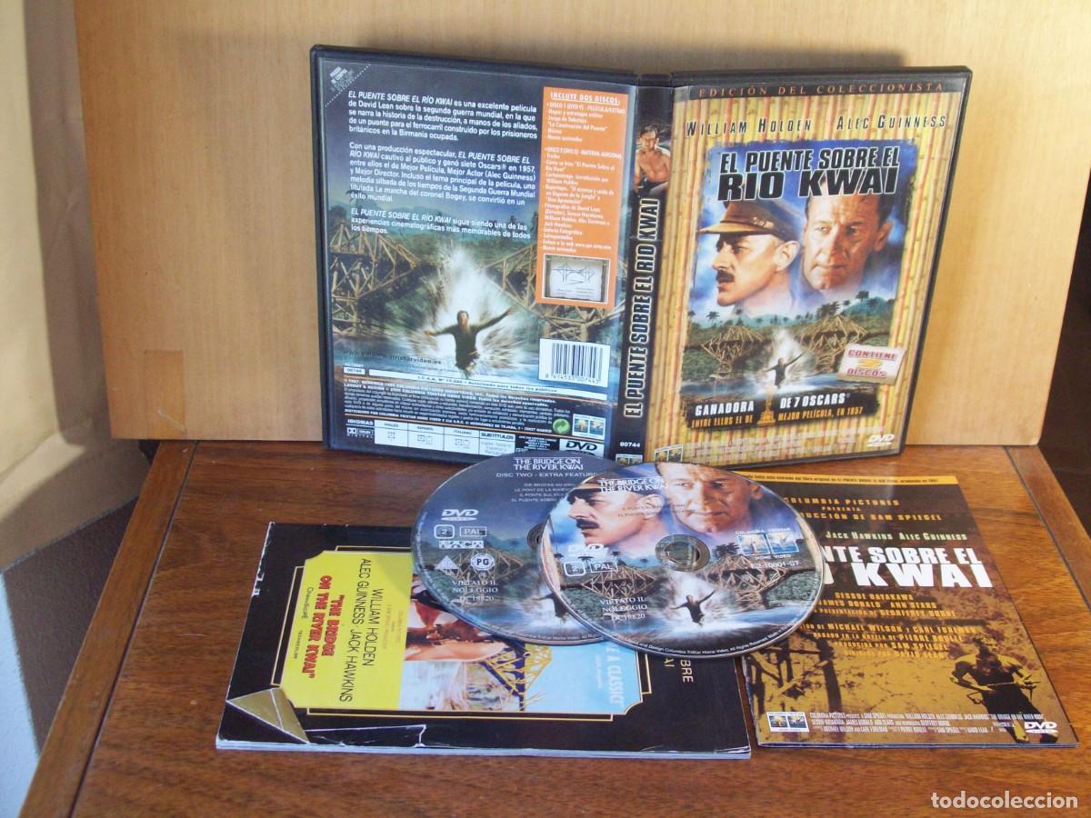 Cine: EL PUENTE SOBRE EL RIO KWAI - WILLIAN HOLDEN - ALEC GUINNESS - DOBLE DVD EDICION DEL COLECCIONISTA