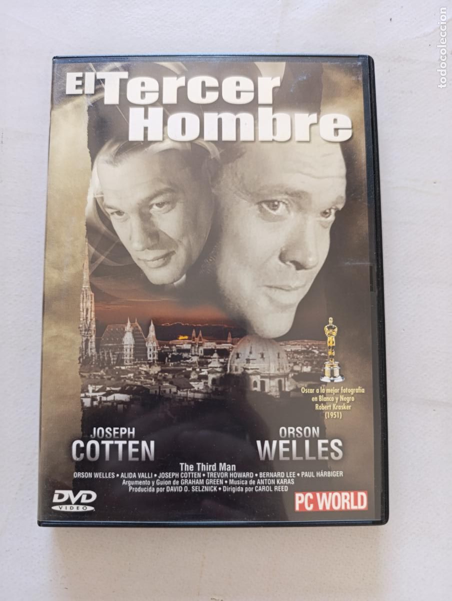Cine: DVD EL TERCER HOMBRE - JOSEPH COTTEN, ORSON WELLES (H6)